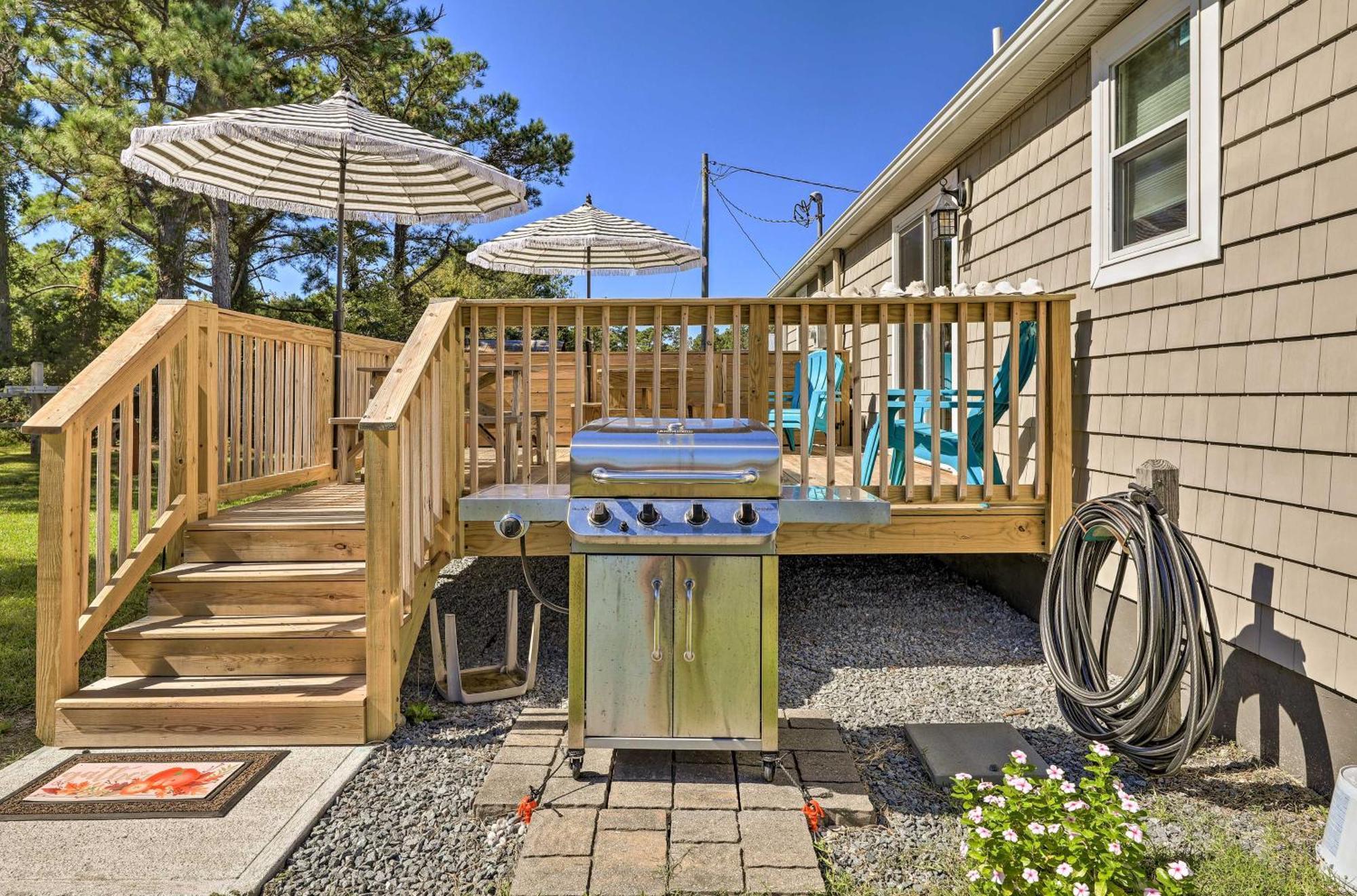 The Willowberry House With Deck And Grill! Harkers Island Εξωτερικό φωτογραφία