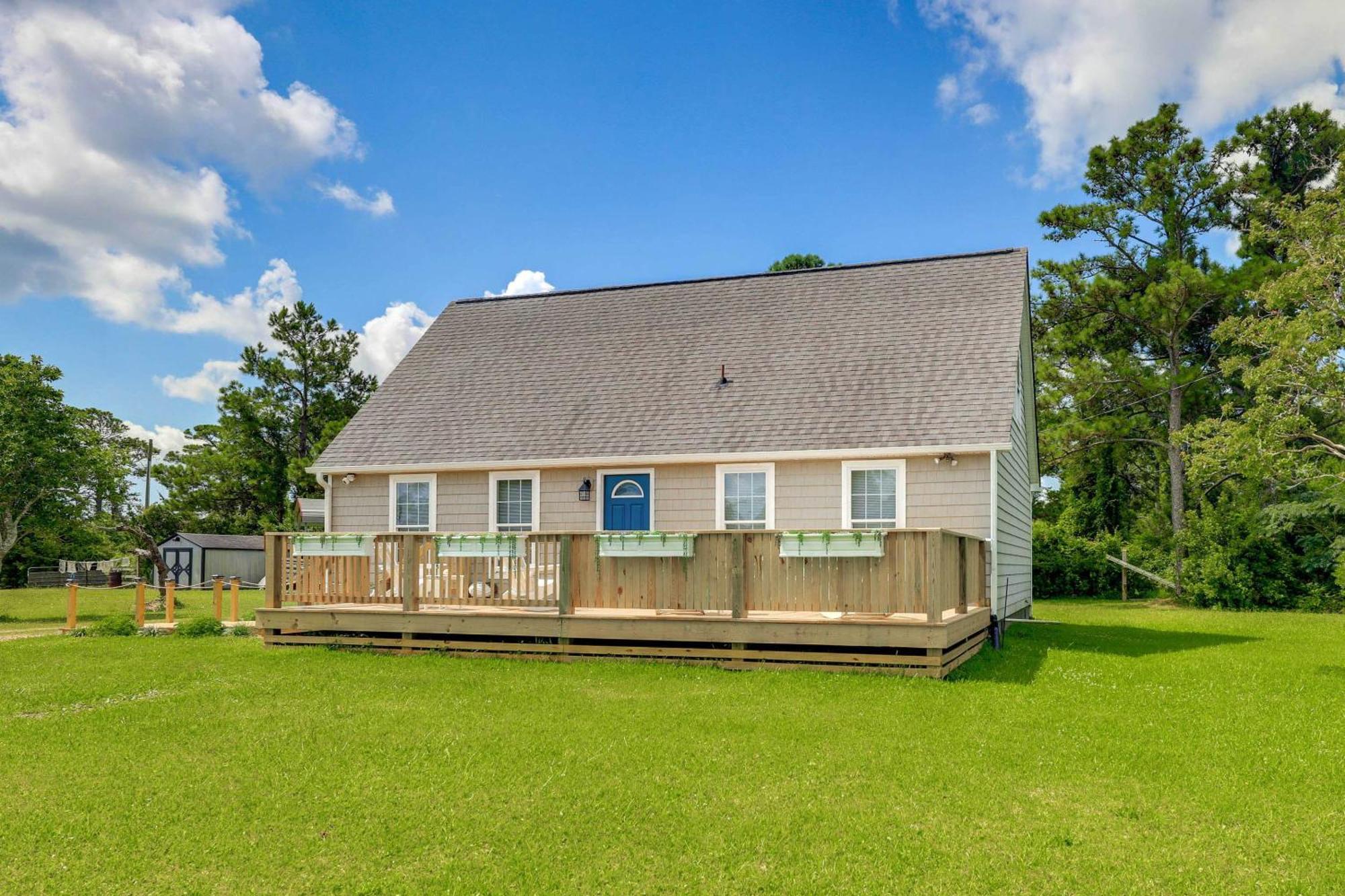 The Willowberry House With Deck And Grill! Harkers Island Εξωτερικό φωτογραφία